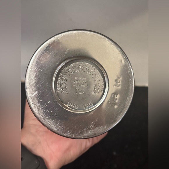 Vintage UNO-VAC Hot/Cold Thermos Unbreakable Stainless Steel - Picture 2 of 4